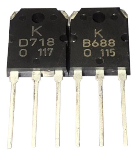 Transistor Par 2sb688 2sd718 (1 Par) B688 D718 0