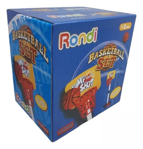 Aro De Basquet De Juguete Con Base Y Pelota Rondi 1