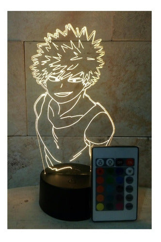 STELLAYCLAUDIO 3D Bakugou Anime LED Lamp with Remote Control 0