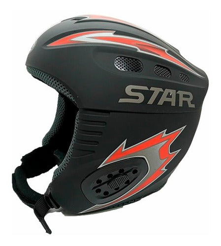 Complementos Deportivos Ski Star Helmet with Rigid Ear Protectors Freeride 3