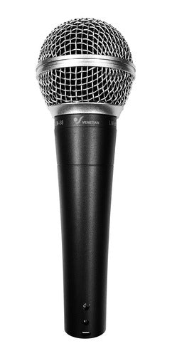 Venetian LM-58 Dynamic Cardioid Vocal Hand Microphone 0