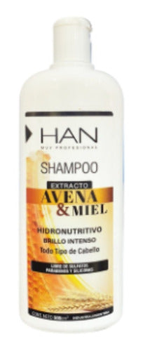 HAN Oat and Honey Shampoo 500ml Suitable for Weak Hair 0