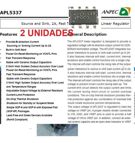 Apl5337  Ampec Sop8   2 Unidades 2