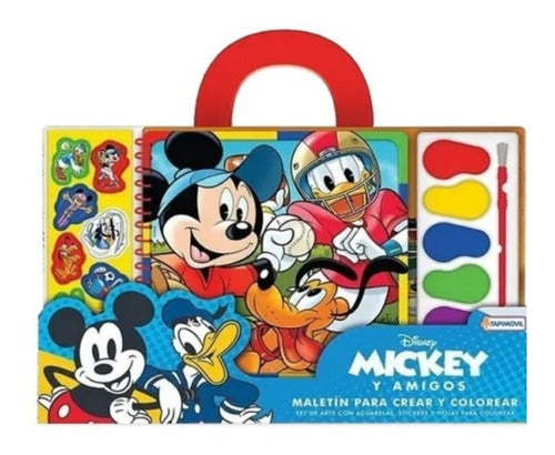 Mickey Mouse Watercolor Art Kit with Coloring Set 0