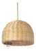 Wicker Pendant 40x30 Natural or Toasted with Jute Cable 0
