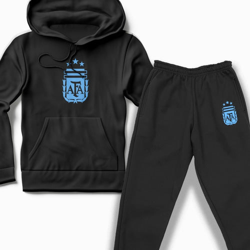 Kids' Argentina National Team Hoodie and Joggers Set 7