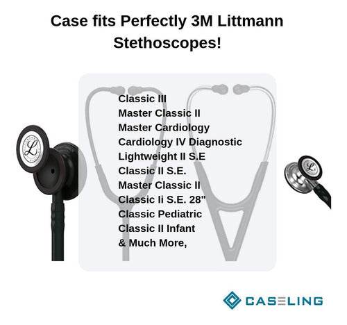 Caseling Hard Shell Case for Littmann and Other Stethoscopes 4