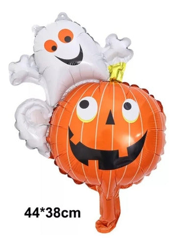 DBCY 7 Halloween Balloons Skull Ghost Pumpkin Cat 4