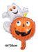 DBCY 7 Halloween Balloons Skull Ghost Pumpkin Cat 4