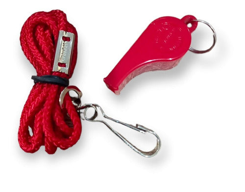 Professional Whistle with Cord for Referees and Lifeguards 1