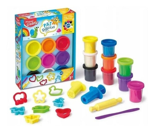 Maped Creative Set Masas Pat Dough X9 Potes + Moldes 1