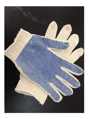 Fiemo Fundas 12 Pairs of Reinforced Dotted Work Gloves 3