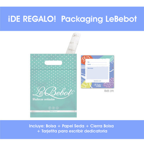 Le Bebot Manta Recibidora Bebe Algodón Con Capucha + Packaging 1