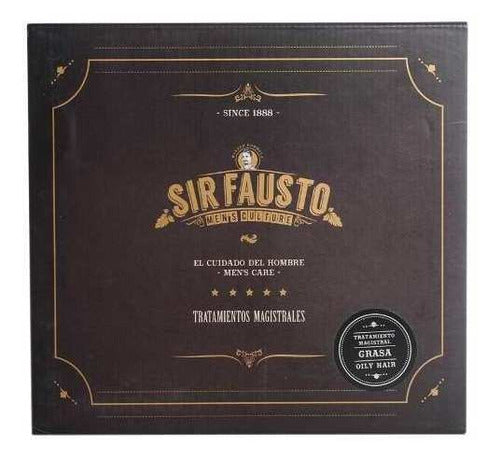 Sir Fausto Kit Magistral Cabello Graso Shampoo Tónico Gel 6c 7