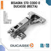 Ducasse Bisagra Cazoleta 35 Mm Std Puerta Mueble X 10 Un 1