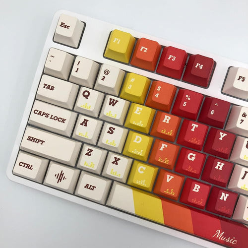 Teclas Pbt, Juego De 128 Teclas Cherry Profile Teclas Person 0