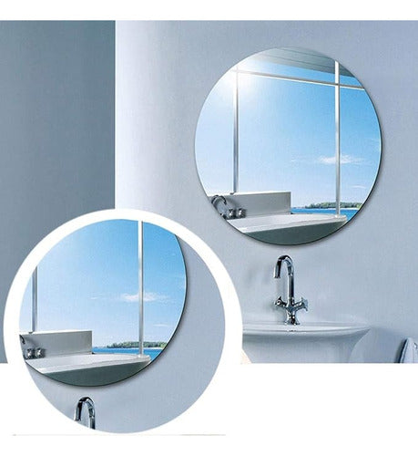Round 60cm Bathroom Mirror Circular Bathroom Accessories 5