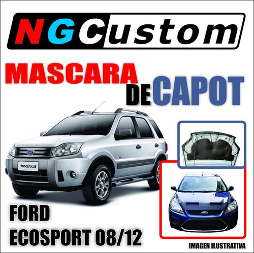 MYC TAPICERIA Mascara De Capot Ford Ecosport 09/13 En Ecocuero 2