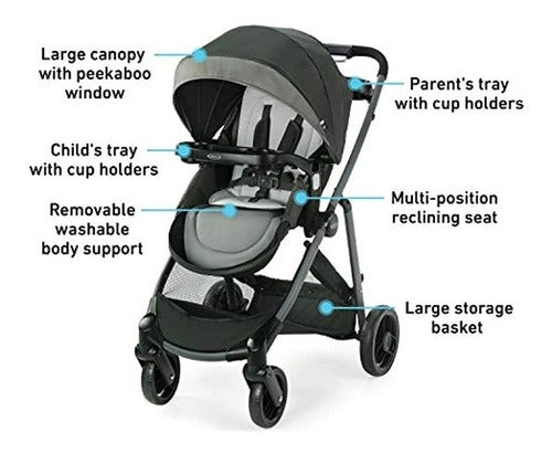 Cochecito Graco Modes Element Lx | Cochecito De Bebe Con As 1