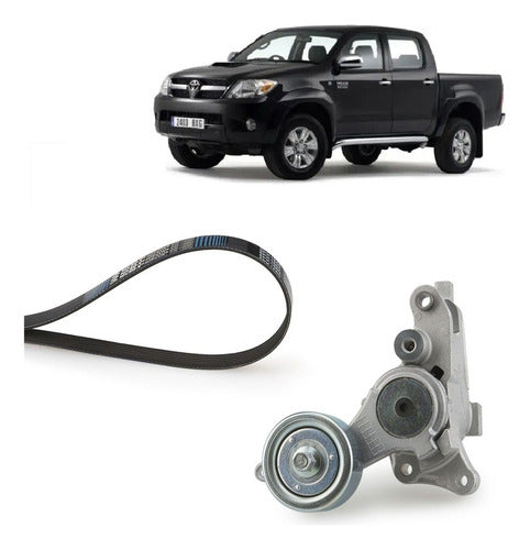 Kit Tensor Y Correa Poly V Toyota Hilux 3.0 D4d 2005-2015 0