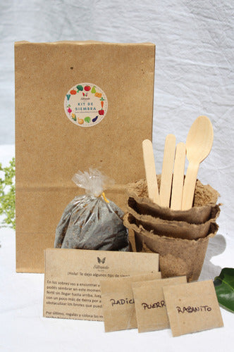 Biodegradable Seed Planting Eco Kit with Biodegradable Pot and Seeds 1