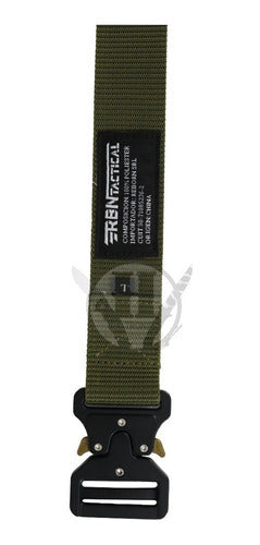 RBN Tactical Cobra Green Tactical Belt with Quick Release Metal Buckle 3