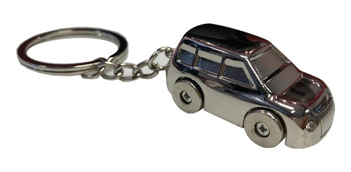 Iael Tuning Keychain Car Tourism Metallic Chrome 0