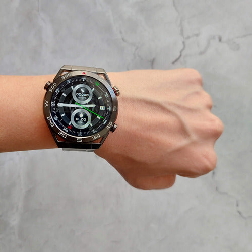 Smartwatch DT Ultra Mate Men's Elegant Black GPS NFC Watch 4