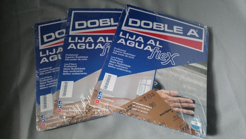 Doble A Water Sandpaper Grain 500 Pack of 25 Flexible 3