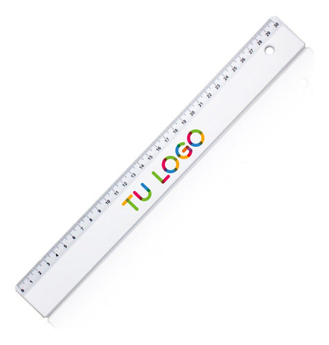 PrintMe 100 Custom 30 cm Rulers with Full Color Logo 0