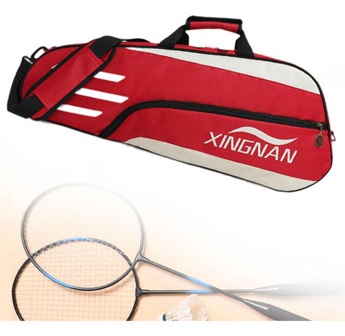 Bolsa Para Raquete De Badminton, Bolsa Para Tênis, Vermelho 4