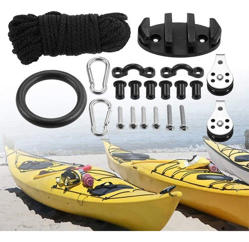 Isure Marine Kayak Anchor Trolley Kit for Canoe 5