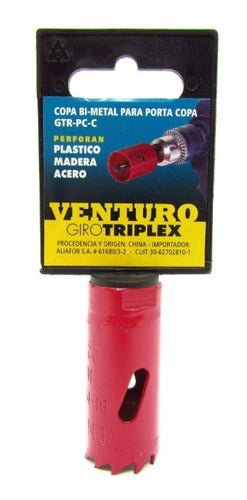 Venturo GTR-22 Bimetal Cup Saw 22mm Triplex Rotation Manual Tool 0