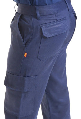 Navy Blue Cargo Work Pants - Size 44 5