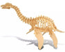 Dinosaurio Plesiosaurio Puzzle De Madera Armar Grande J010 0