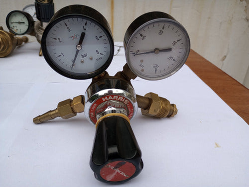 Harris USA Acetylene Regulator Manometer Model 801 - New 1