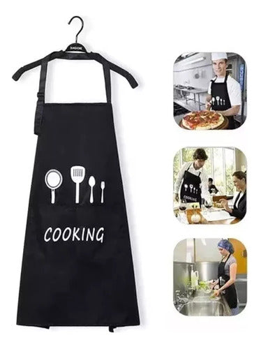 Foto Waterproof Stain-Resistant Chef's Apron 0