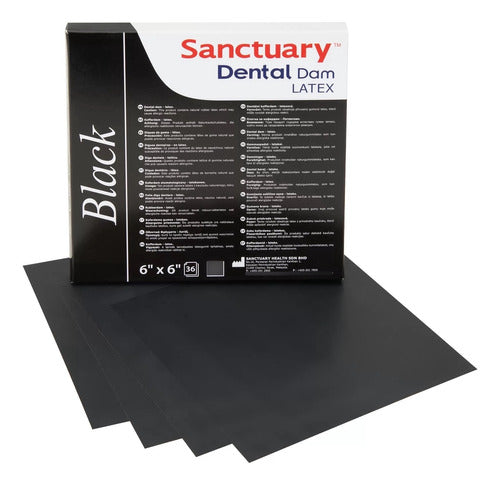 Sanctuary Dental Diagonal Gum Black 6x6 X 36 Units 0