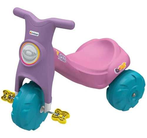 Triciclo Infantil Tico Tico Super Turbo Rosa Até 25kg 07524 0