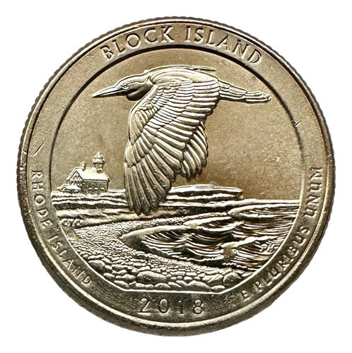 United States - 25 Cents - Year 2018 - Block Island 0