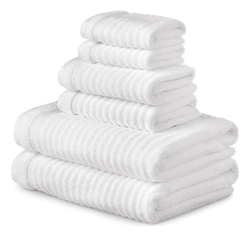 Martha Stewart 100% Cotton 6-Piece Bath Towel Set 0