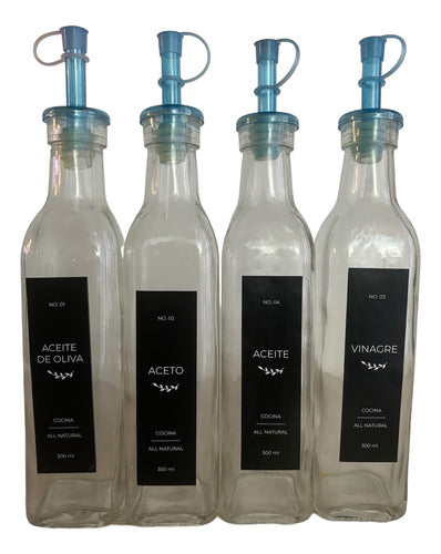 Generic Oil and Vinegar Set X 4 Units 2