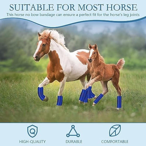 Generic 4-Piece Non-Arc Bandaging Set for Horses 5