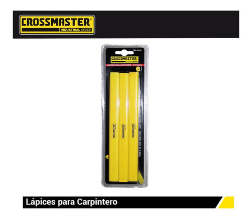 Crossmaster Set of 6 Carpenter Pencils in Blister 1