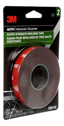 Cinta Para Moldura 3m Super-strength, 03614, 1/2 PuLG. X 15 1