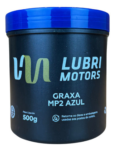 Graxa P/ Rolamentos Lubrimotors Graxa Mp-2 Azul - Und-500g 0