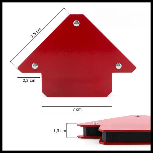 Escuadra Magnetica Soporte Soldador Hasta 12 Kg 3 Pulgadas 2