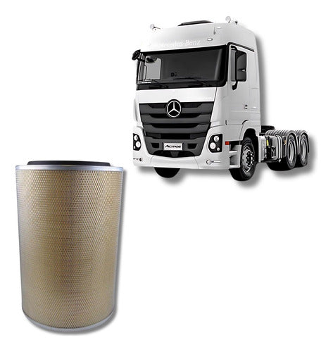 Filtro De Ar Mercedes Actros 2635 11.9 2009 A 2024 0