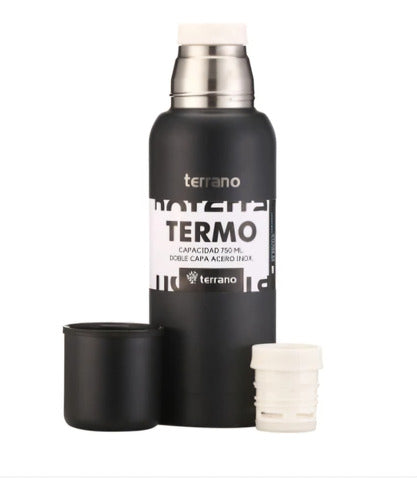 Terrano Set Matera Terrano Termo 750ml + Mate C/tapa Bombilla Regalo 2