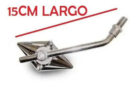 RPM Mini Tuning Diamond Chrome Mirror for Honda Zanella and More 2